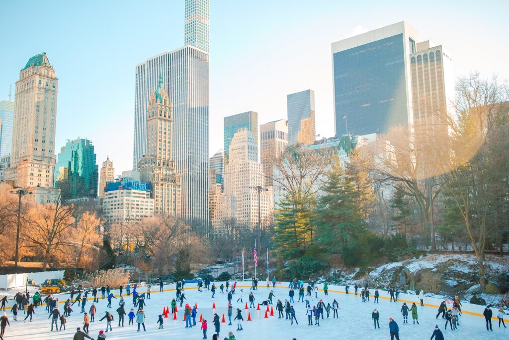 manhattan during winter
